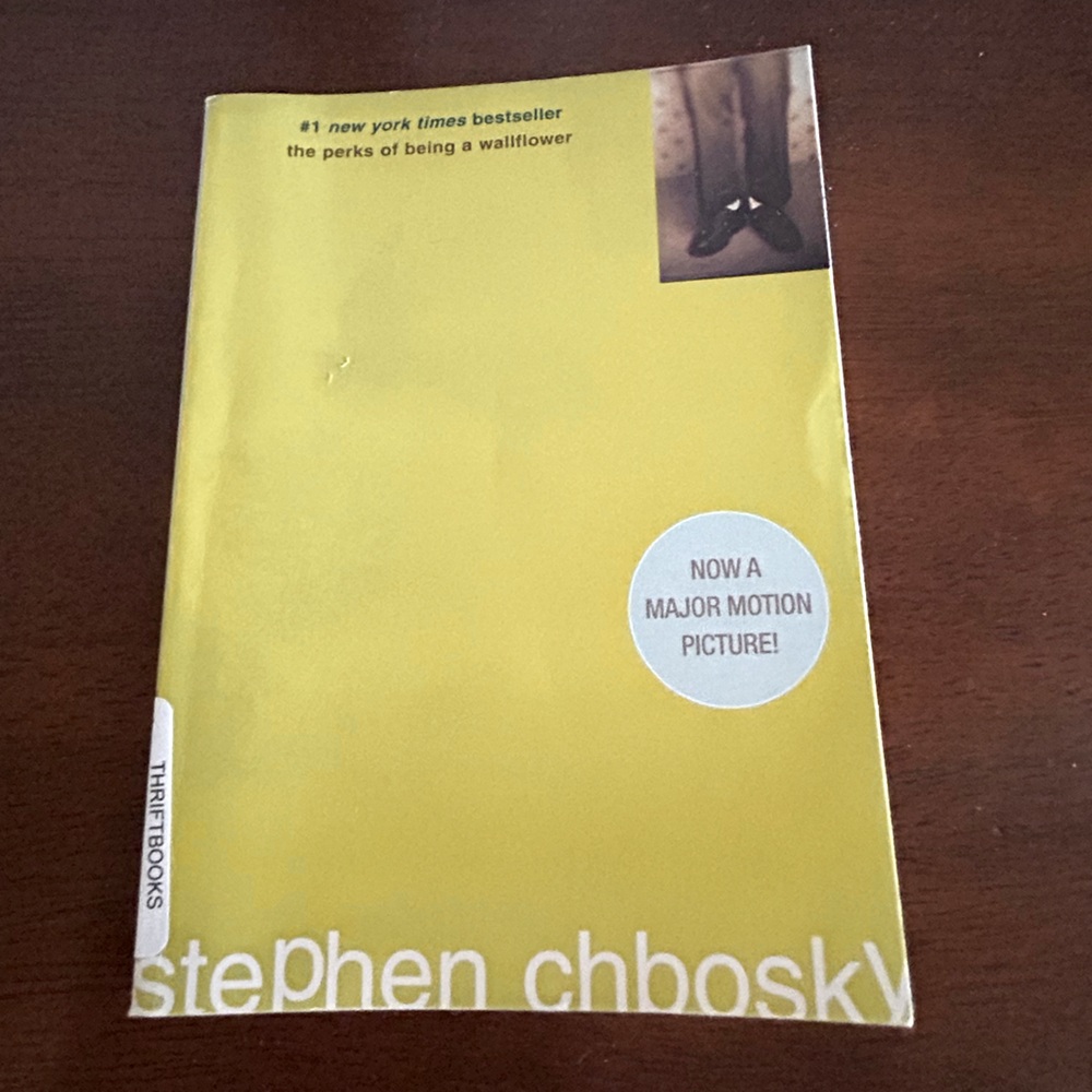 The Perks of Being a Wallflower paperback by Stephen Chboski.
